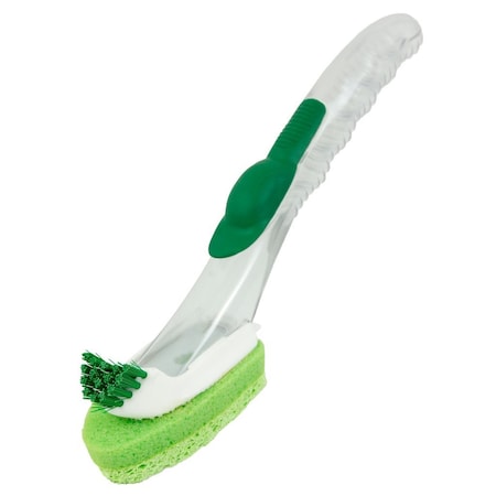 Libman Commercial Foaming Sponge Dish Wand W/ Scrub Brush, 6PK 1132